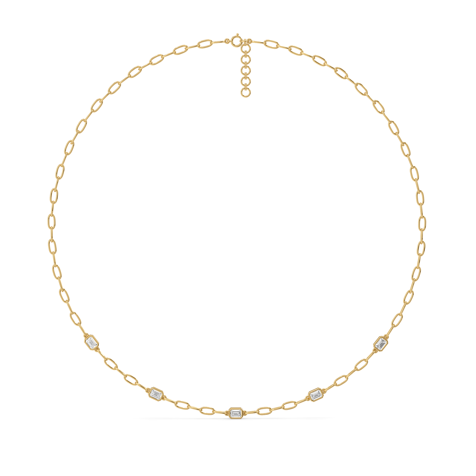 Facet Medley - Pure Gold Lab Diamond Necklace