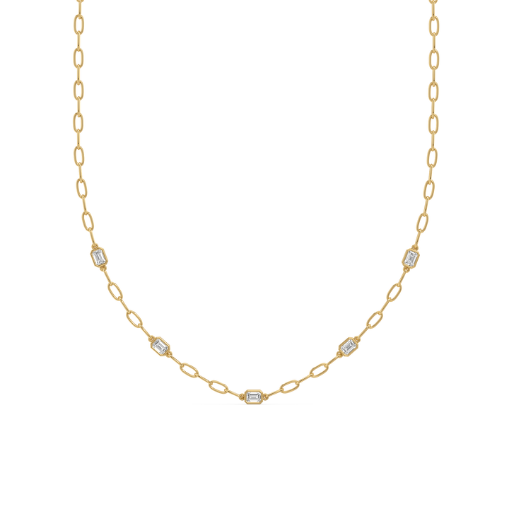 Facet Medley - Pure Gold Lab Diamond Necklace