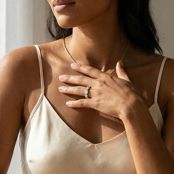 Facet Medley - Pure Gold Lab Diamond Solitaire Ring