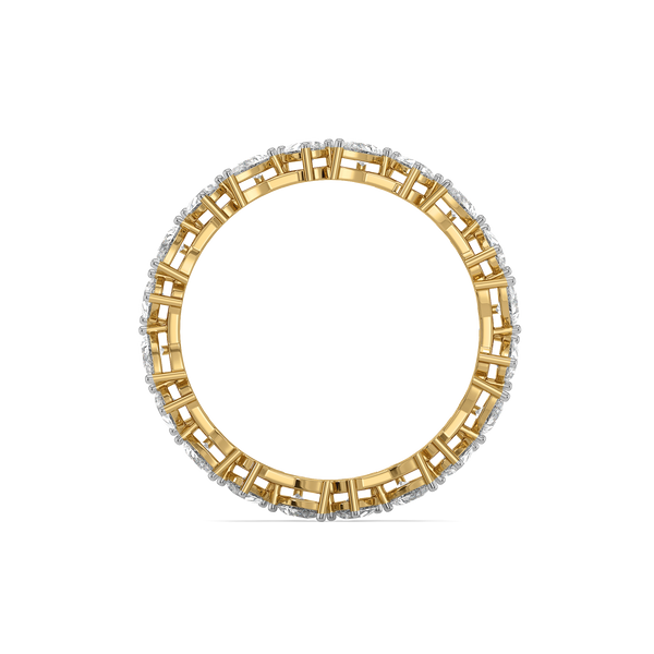 Lukson Pear Cut Gold Lab Grown Diamond Solitaire Ring for Women