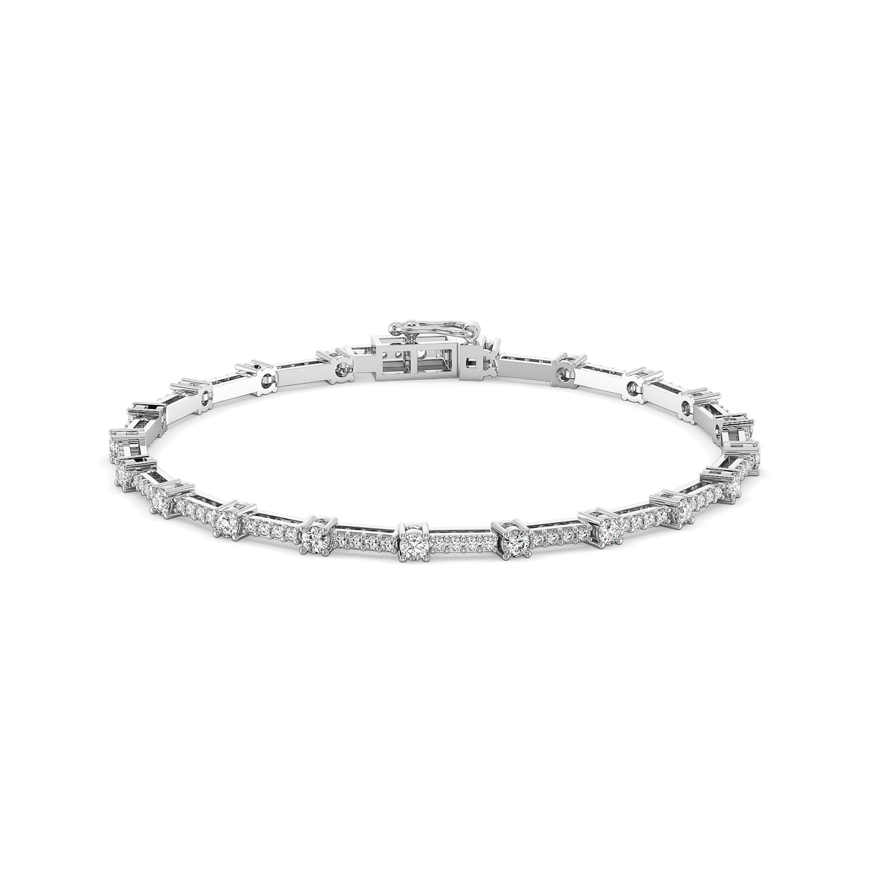 Sparkline - Pure Gold Lab Diamond Tennis Bracelet