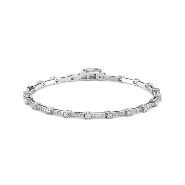 Sparkline - Pure Gold Lab Diamond Tennis Bracelet