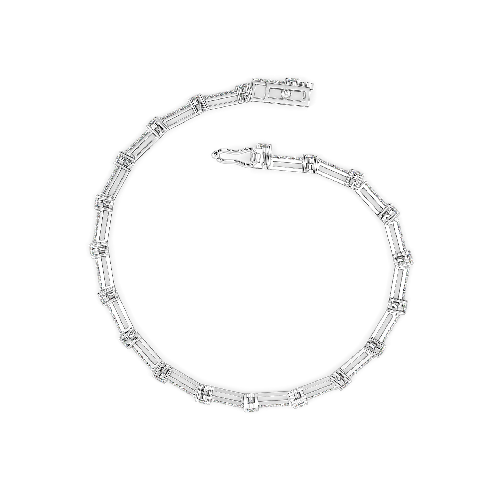 Sparkline - Pure Gold Lab Diamond Tennis Bracelet