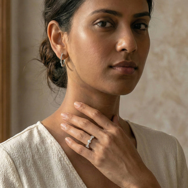 Sparkline - Pure Gold Lab Diamond Huggies