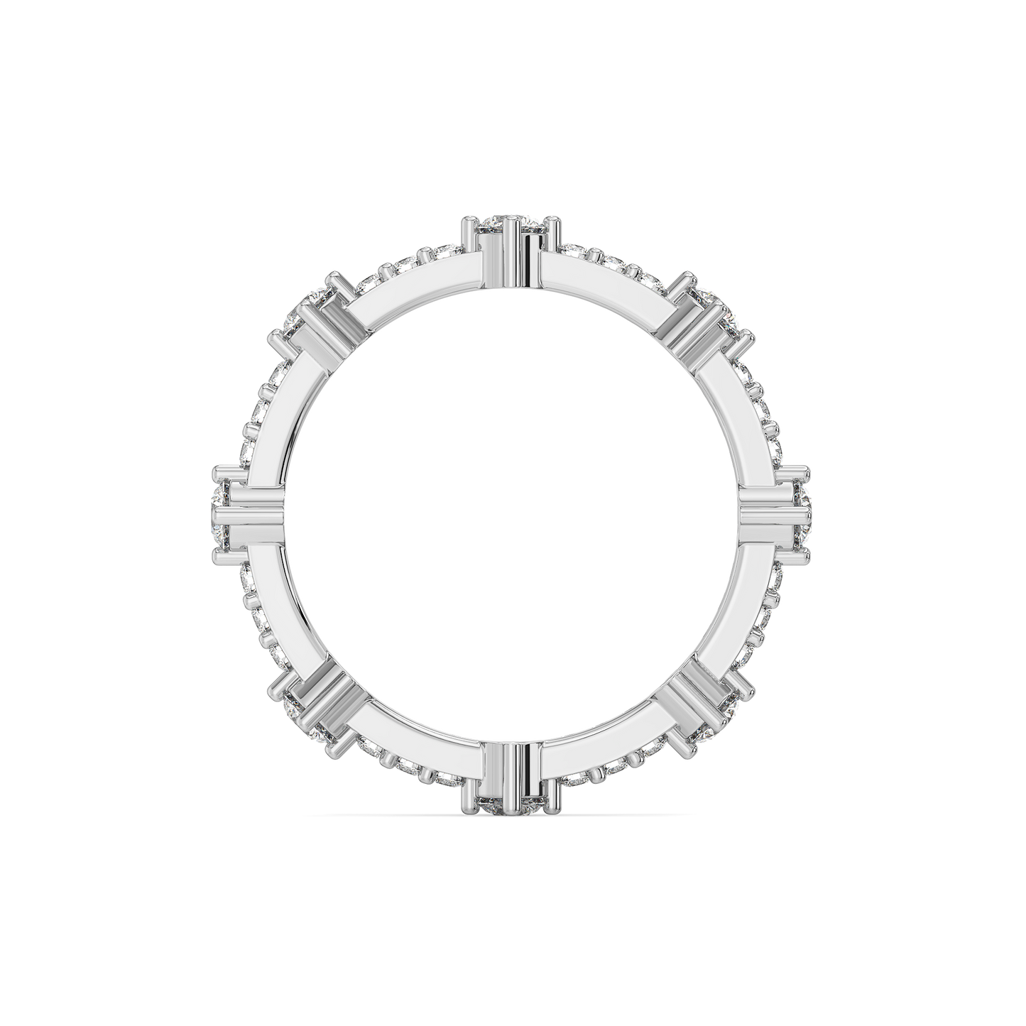 Sparkline - Pure Gold Lab Diamond Eternity Ring