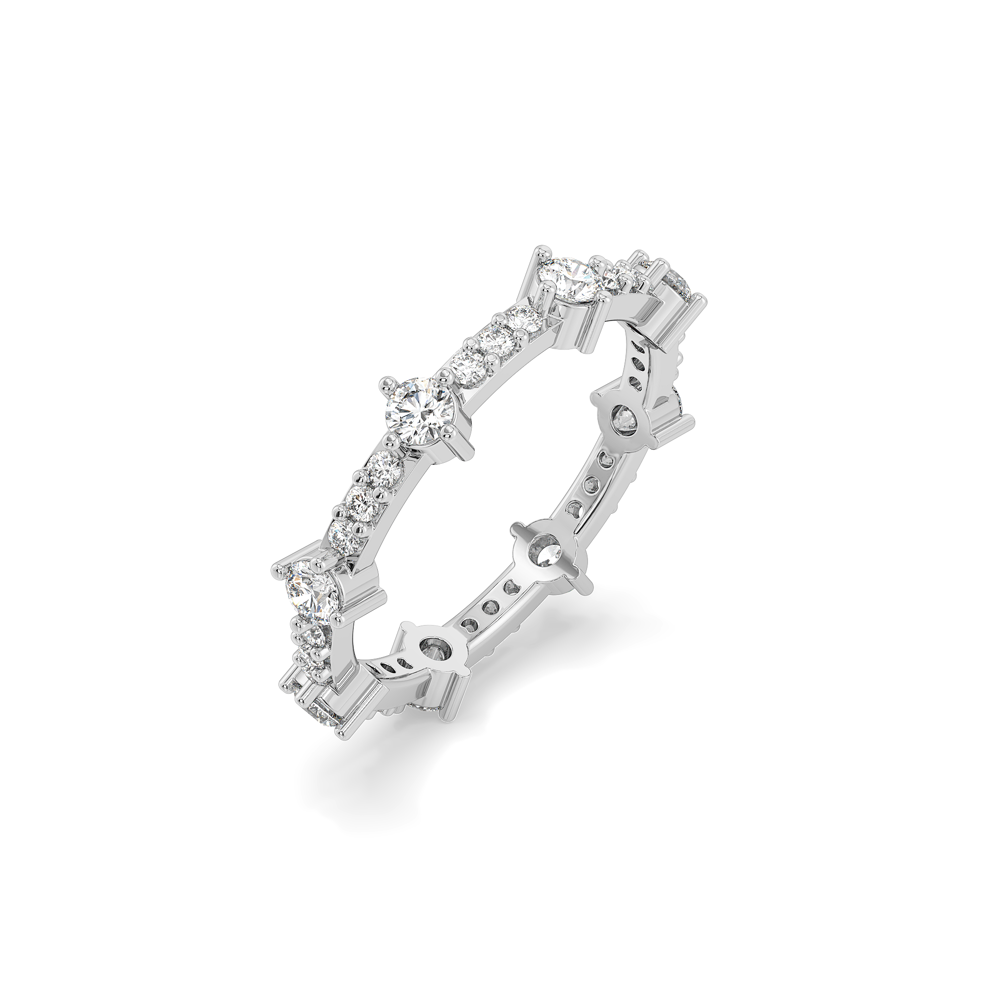 Sparkline - Pure Gold Lab Diamond Eternity Ring