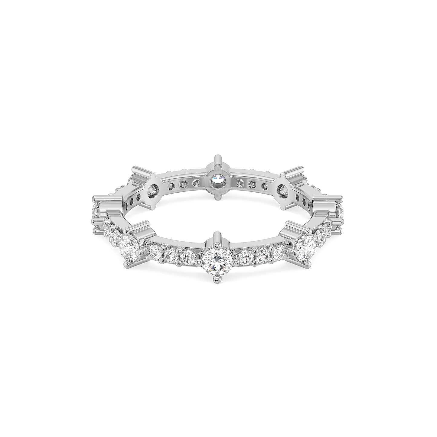 Sparkline - Pure Gold Lab Diamond Eternity Ring