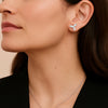 Lukson Marquise Cut 14K Gold Lab Grown Diamond Stud Earrings