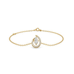 Queen in Marquise - Pure Gold Lab Diamond Bracelet