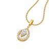Queen in Marquise - Pure Gold Lab Diamond Pendant