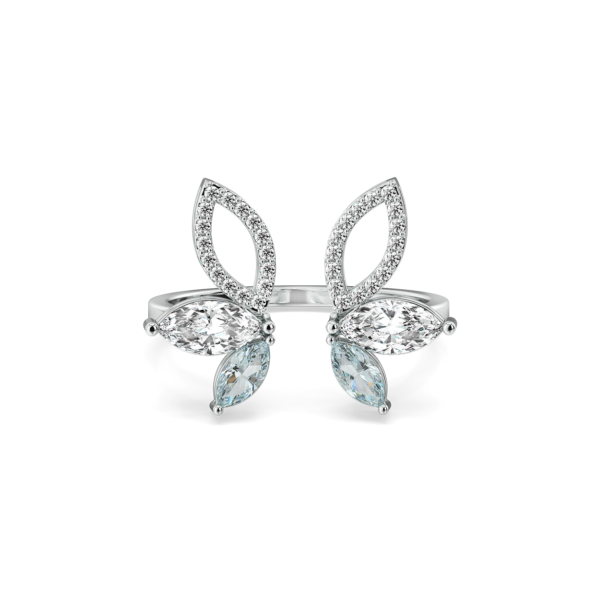 Marquise Mist - Pure Gold Lab Diamond Ring