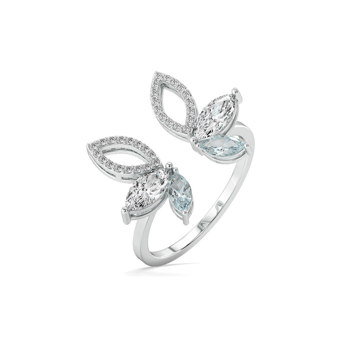 Marquise Mist - Pure Gold Lab Diamond Ring