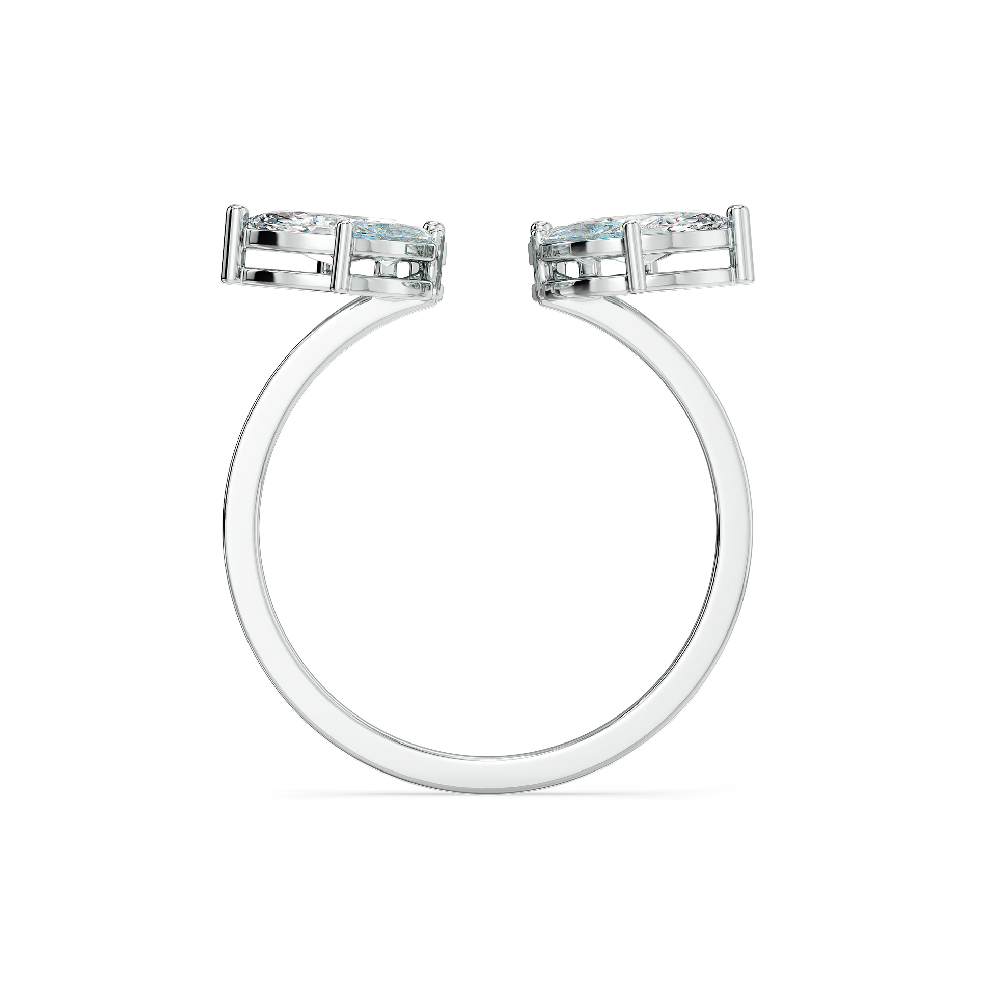 Marquise Mist - Pure Gold Lab Diamond Ring