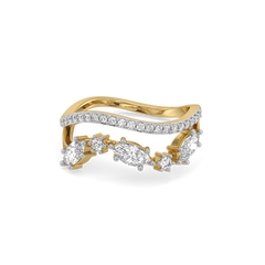 Draped in Marquise - Pure Gold Lab Diamond Ring