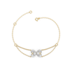 Tied in Love - Pure Gold Lab Diamond Solitaire Bracelet