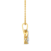 Tied in Love - Pure Gold Lab Diamond Solitaire Pendant