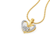 Tied in Love - Pure Gold Lab Diamond Solitaire Pendant