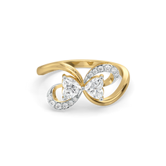 Tied in Love - Pure Gold Lab Diamond Solitaire Ring