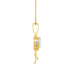 Little Bow Heart - Pure Gold Lab Diamond Pendant