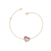 Rosé Heart - Pure Gold Lab Diamond Bracelet