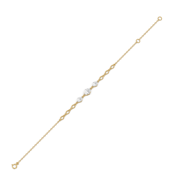 Oval Serenity - Lab Grown Diamond Bracelet- Lukson 