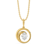 Oval Serenity - Pure Gold Lab Diamond Pendant