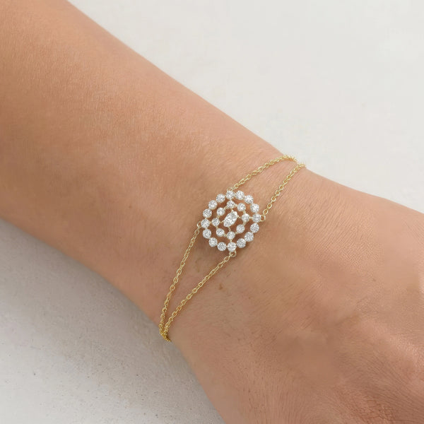 Oval Radiance Lab Grown Diamond Solitaire Bracelet - Lukson 