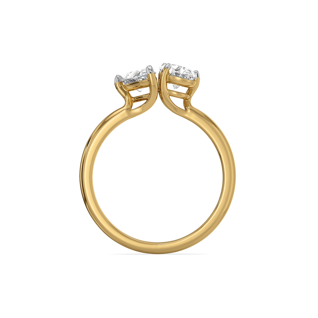 Pearluxe - Lab Diamond Solitaire Ring