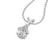 Overlaced in Pear - Pure Gold Lab Diamond Solitaire Pendant