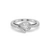 Lukson Overlaced in Pear 14K Gold Lab Diamond Solitaire Ring in India