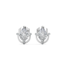 Overlaced in Pear 14K Gold Lab Grown Diamond Solitaire Earrings | Lukson