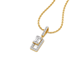 Forever Emerald - Pure Gold Lab Diamond Solitaire Pendant