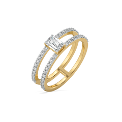 Forever Emerald - Pure Gold Lab Diamond Solitaire Ring