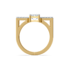Lukson Emerald Edge Gold Lab Grown Diamond Solitaire Ring Online