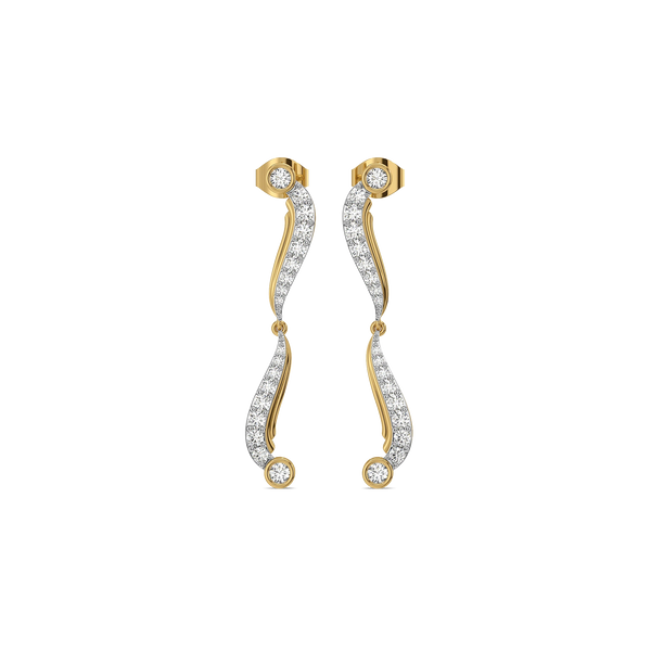 Elara Lab Grown Diamond Drop Earrings