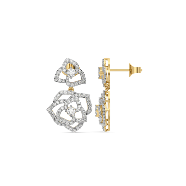 Roselle Lab Grown Diamond Drop Earrings