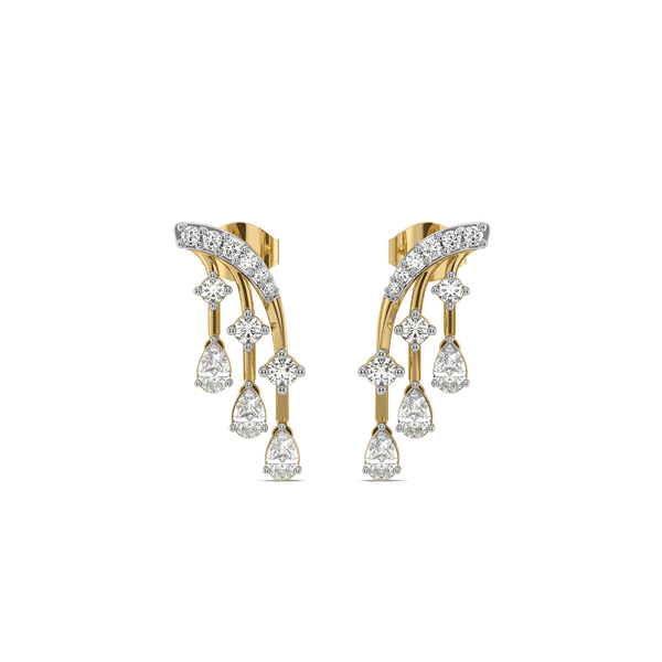 Shimmerfall Lab Grown Diamond Drop Earrings