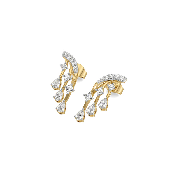 Shimmerfall Lab Grown Diamond Drop Earrings