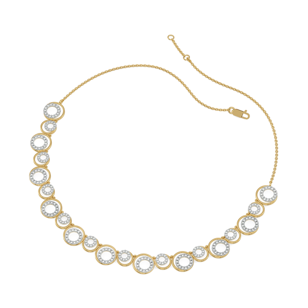 Noir Circle Lab Grown Diamond Necklace
