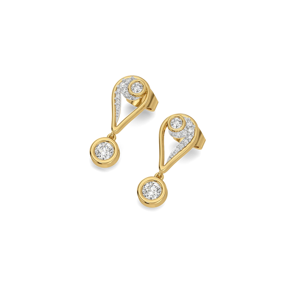 Aurelle Lab Grown Diamond Drop Earrings