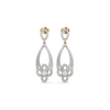 Dewdrop Floral Lab Grown Diamond Drop Earrings