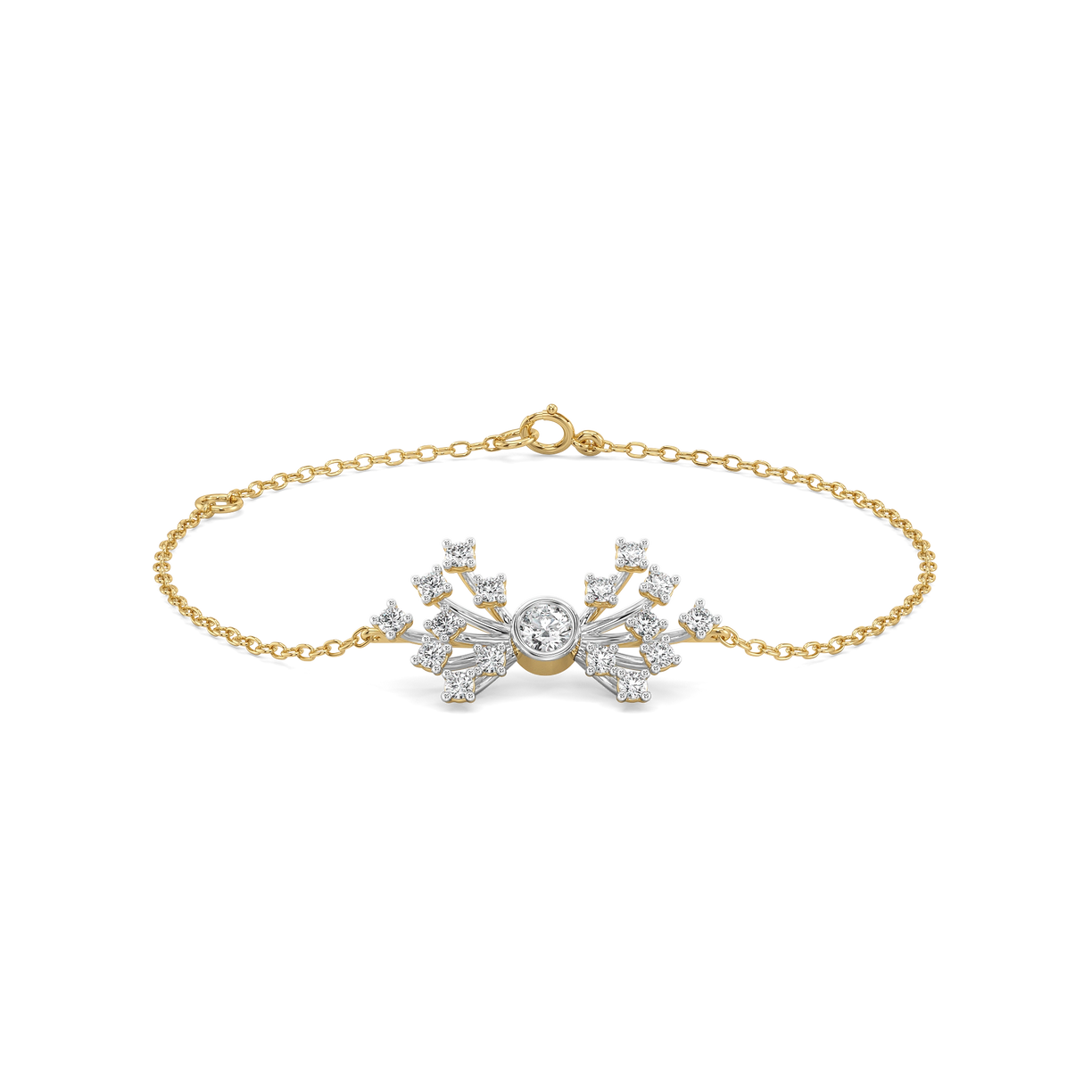 Nightfall Ignite - Pure Gold Lab Diamond Bracelet