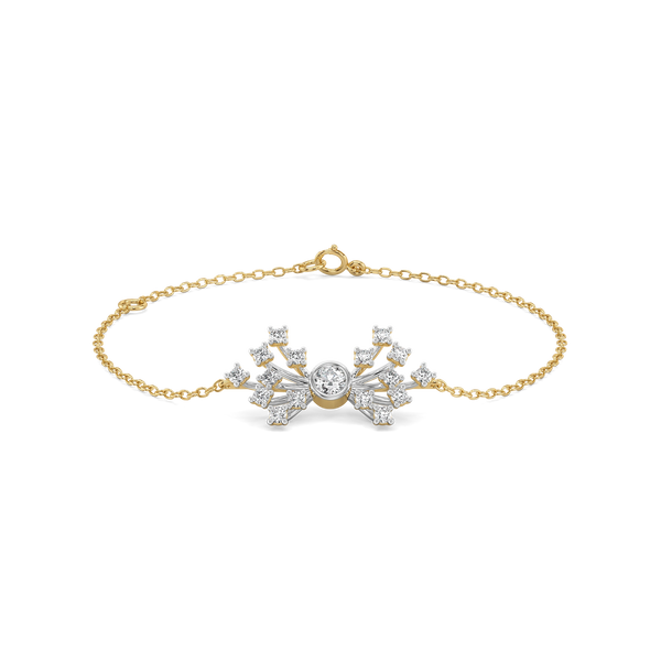 Nightfall Ignite - Pure Gold Lab Diamond Bracelet