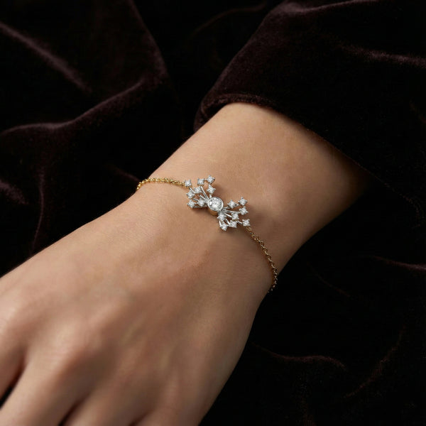 Nightfall Ignite - Pure Gold Lab Diamond Bracelet