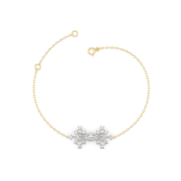 Nightfall Ignite - Pure Gold Lab Diamond Bracelet