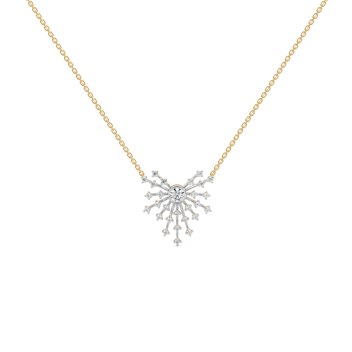 Nightfall Ignite - Pure Gold Lab Diamond Necklace