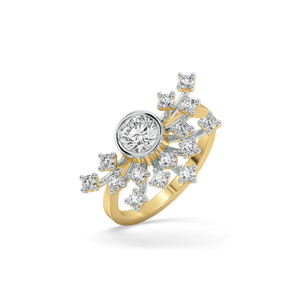 Nightfall Ignite - Pure Gold Lab Diamond Ring