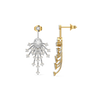 Aurora Strike - Pure Gold Lab Diamond Drop Earrings