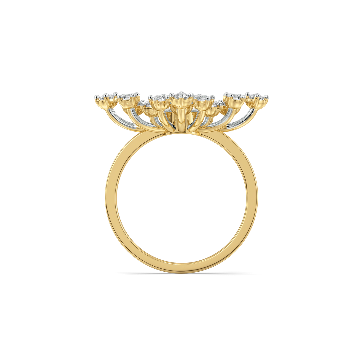 Aurora Strike - Pure Gold Lab Diamond Ring