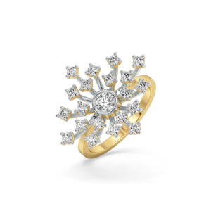 Aurora Strike - Pure Gold Lab Diamond Ring